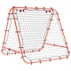 image 6 of HOMCOM Rebounder Net Football Target Goal with Adjustable Angles, Orange
