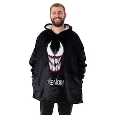 Venom Mens Logo Blanket Hoodie - Black - One Size