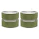 image 1 of ValueLights Sophia Pair Small Olive 2 Tier Ceiling Light Shades | Green