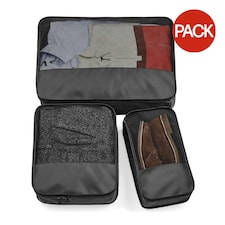 Bagbase Escape Packing Cube Set (Pack of 2) - Black - One Size