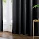 image 5 of Paoletti Corinthian Velvet Room Darkening Black Eyelet Curtains (W)229cm x (D)137cm cm | Multi