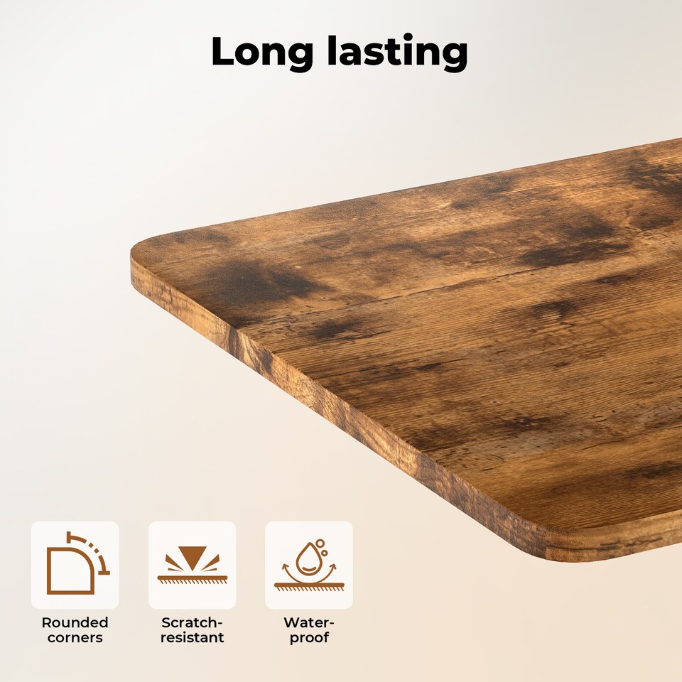 image 1 of Levede Height Adjustable Standing Desk Office Workstation for PC Laptop