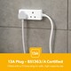 image 6 of GEEPAS 2 Gang Extension Lead, 2M Cable