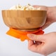 image 2 of Tiny Dining Children's Bamboo Suction Bowl - Orange | Orange | Orange