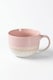 image 2 of Set of 2 720ml Pink Reactive Glaze Ceramic Mugs