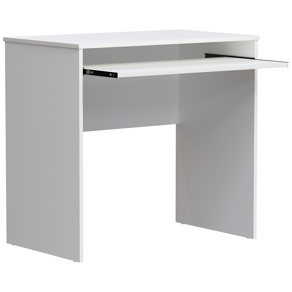 image 1 of Vida Designs Huby Computer Desk Compact Home Office Workstation, White
