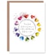image 1 of Wedding Card Marriage Dancing Austen Pride Prejudice Rainbow