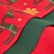 image 4 of Homescapes Red Reindeer Set of 3 Christmas Tea Towels Red