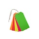 image 1 of Pack of 30 Assorted Colour Neon Fluorescent Luggage Strung Tags 60 x 120mm