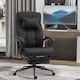 image 2 of Vinsetto Office Chair, Computer Chair with Adjustable Height, Head Pillow, Footrest for Home, Black