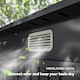 image 6 of Outsunny 8 x 4FT Metal Garden Storage Shed with Double Doors and Vents