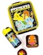 image 2 of Pokemon Lunch Bag Set | Adventure with Pikachu, Bulbasaur, Squirtle, Charmander | 5-Piece School Dinner Bag with BPA-Free Water Bottle & Snack Pots | One Size Fun