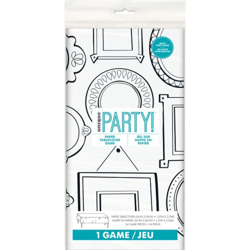 image 1 of Activity Paper Table Cover for Adults, 54"x84"