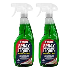 Spear & Jackson Spray Washing Up Liquid 2 x 750ml