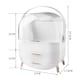 image 2 of ilus Makeup Organizer Case Drawer Portable Cosmetic Jewellery Storage Box White | White