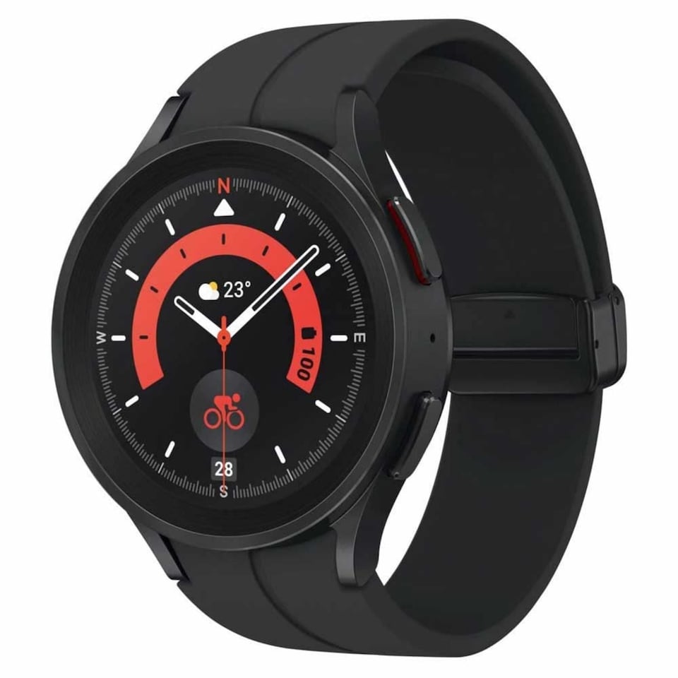 image 1 of Samsung Galaxy Watch5 Pro LTE 45mm Black Titanium - 4G GPS Smartwatch