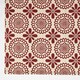 image 3 of Homescapes Cassia Red Cotton Geometric Rug - 160 x 230 cm Red | 160 x 230 cm
