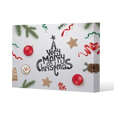 Christmas greeting design (canvas) / 91 x 61 x 4cm | Multi