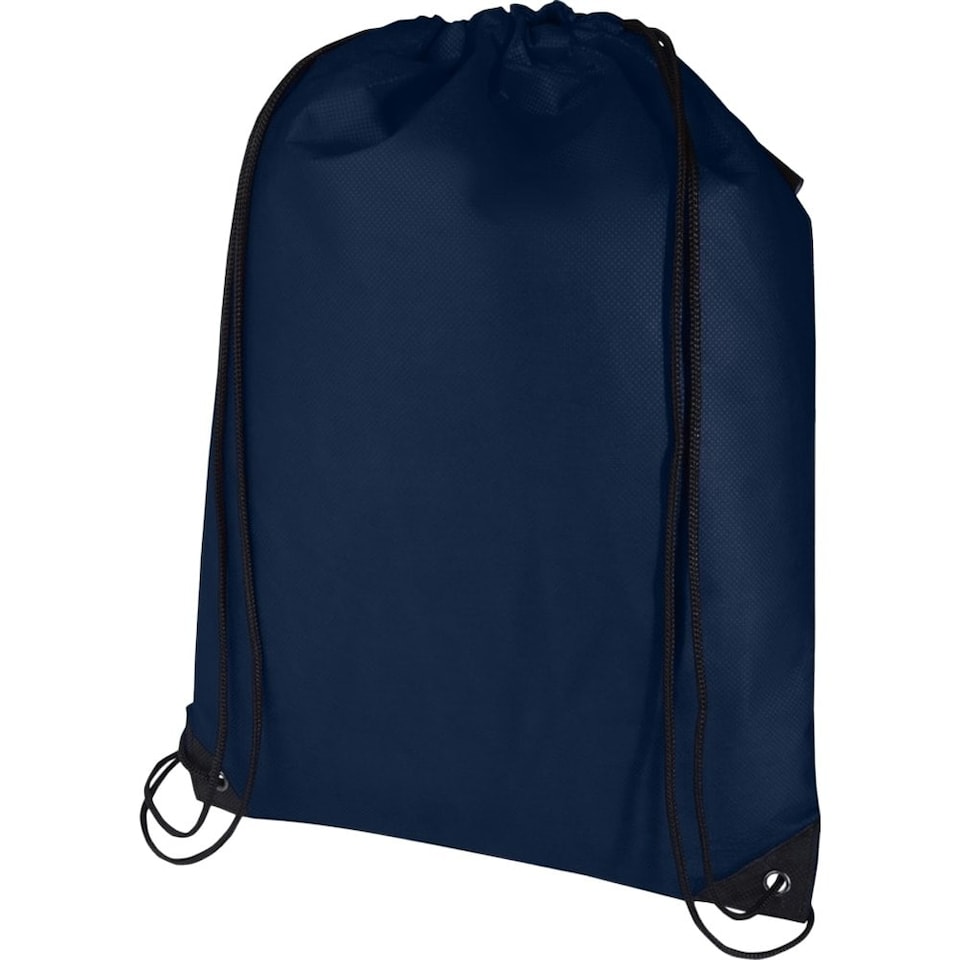 image 1 of Evergreen Recycled 5L Plain Drawstring Bag - Navy - One Size