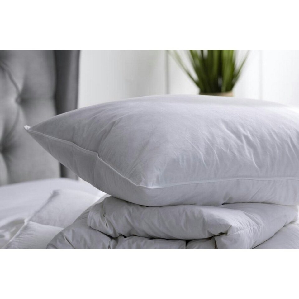 image 1 of Belledorm Duck Feather Hotel Suite Pillow - White - 75cm x 48cm
