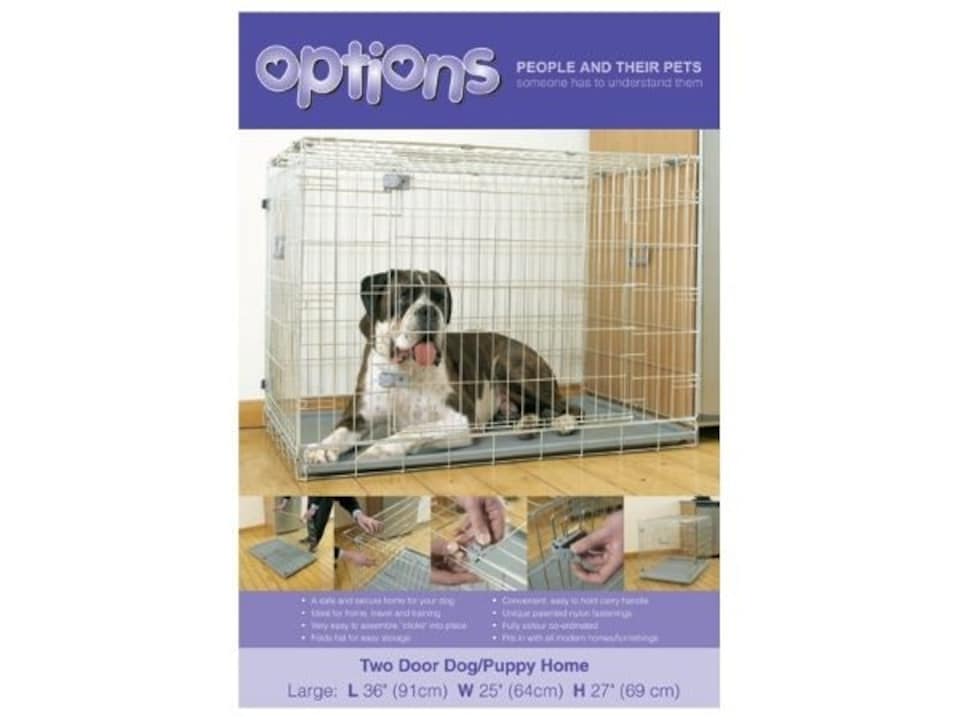 Rosewood Options Two Door Dog/pup Home Medium 76 X 56 X 61cm