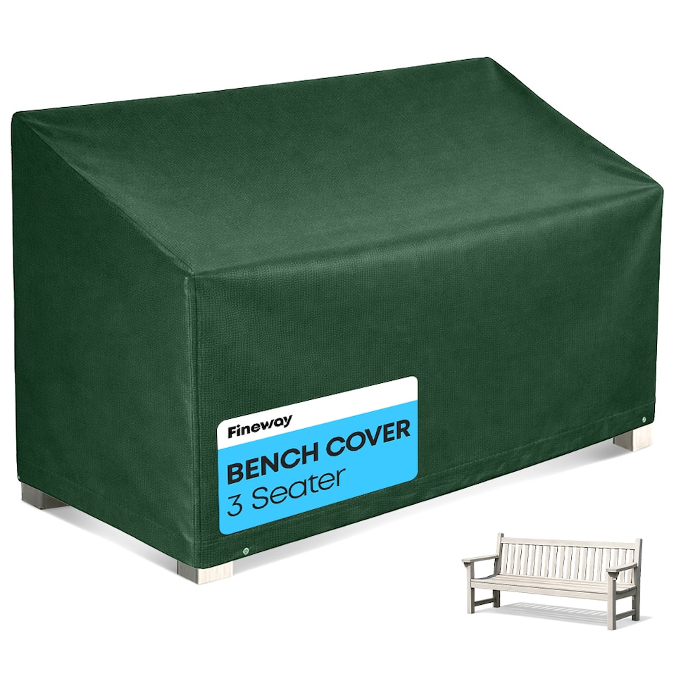 image 1 of 3 Seater Bench Cover Green