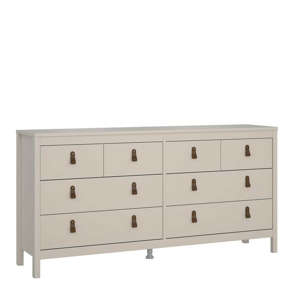 image 1 of Barcelona Double Dresser 4+4 Drawers in Cashmere Cream