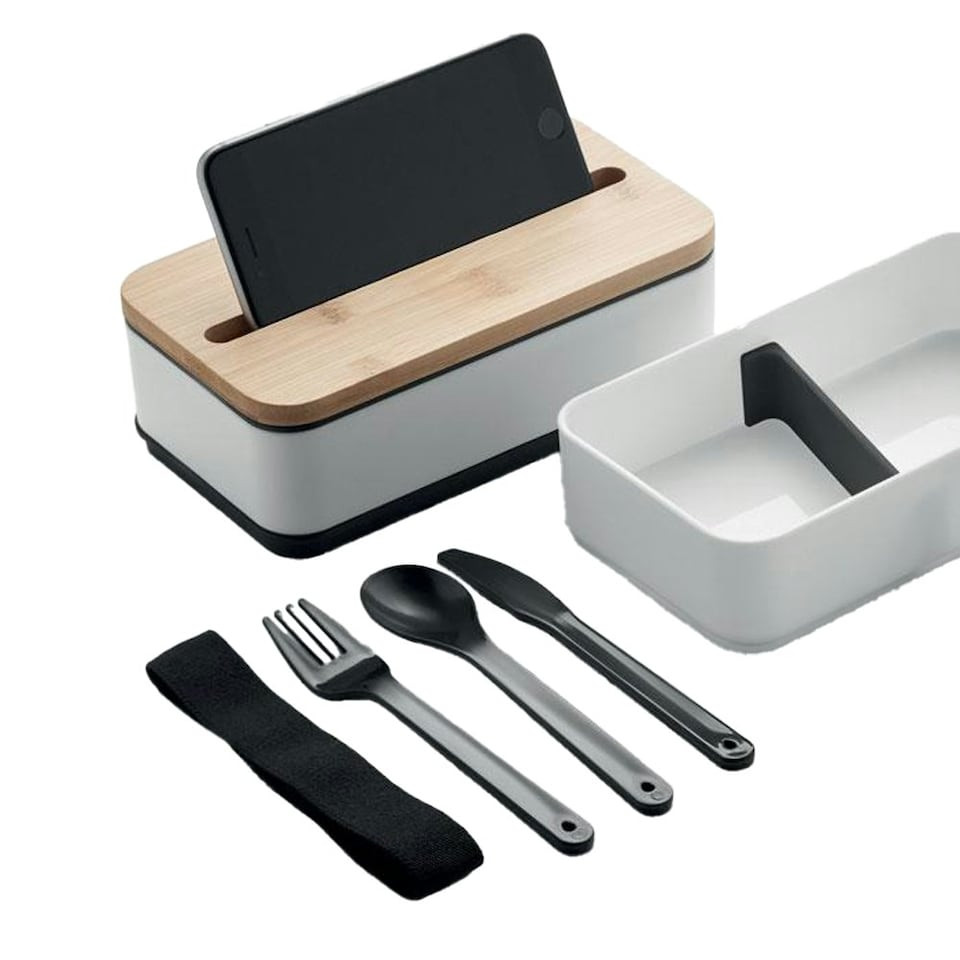 image 1 of MidOcean Wint Polypropylene Lunch Box - White - One Size