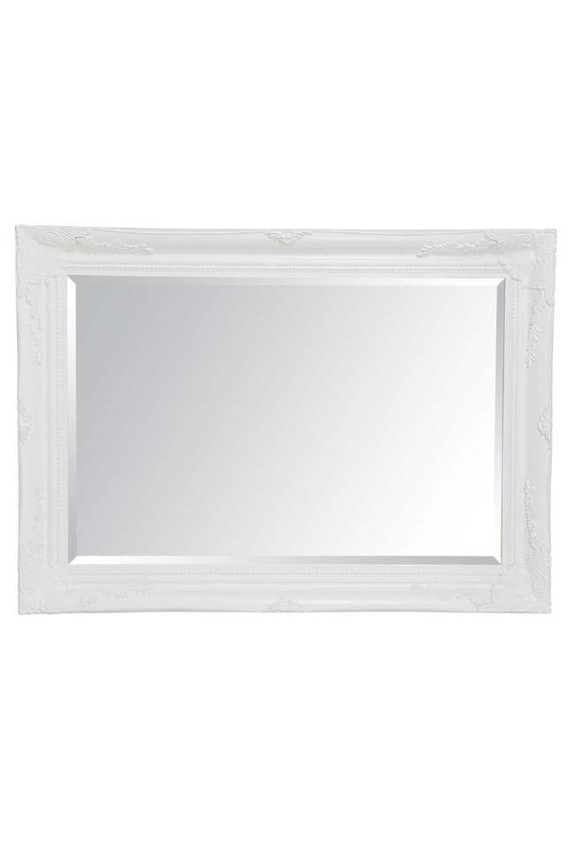 image 1 of Buxton White Wall Mirror 108 x 78 CM | White