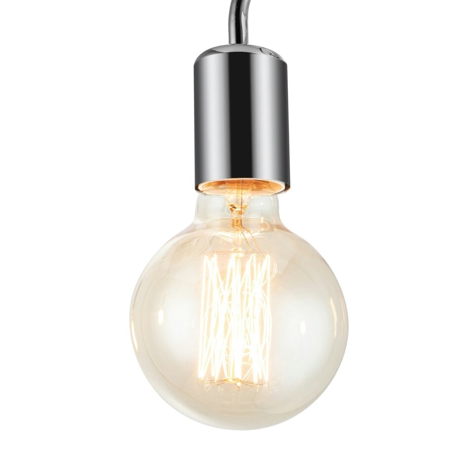 image 1 of COSYLYTE Fraser 3 Light  Metal Ceiling Flush Light Chrome