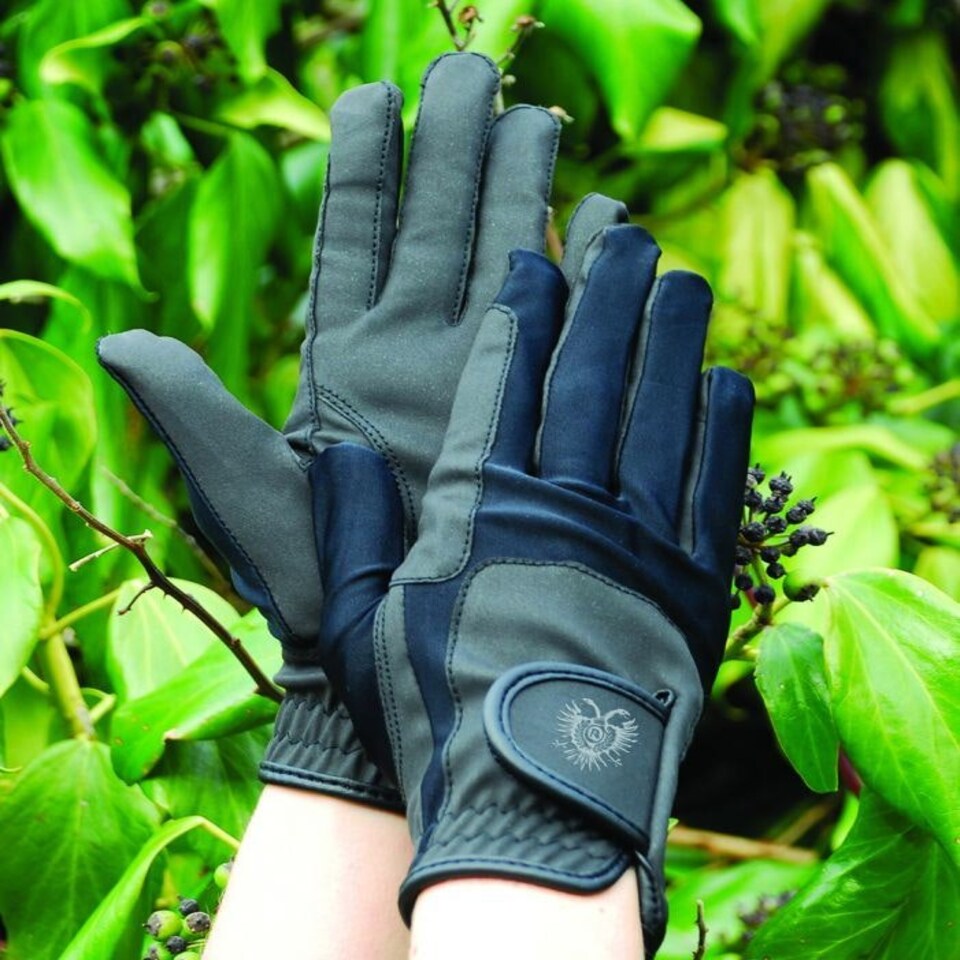 Rhinegold Elite Stretch Competition Horse Riding Gloves Black | Size: Small
Colour: Black