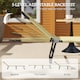 image 3 of Outsunny Folding Lounge Chair Outdoor Chaise Lounge for Bench Patio