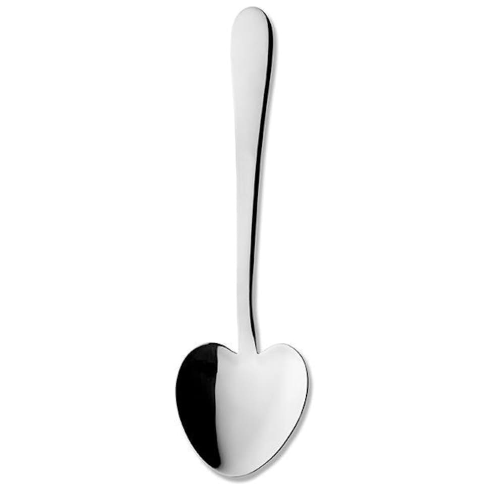 image 1 of Grunwerg Windsor Set Of 2 Heart Dessert Spoon
