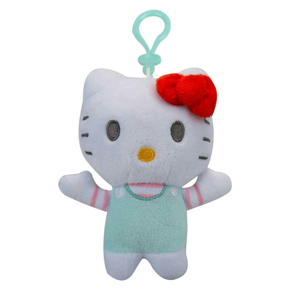 image 1 of Hello Kitty Soft Toy Plush Blue Cute Character Plush Huggable Cuddly 12cm Blue