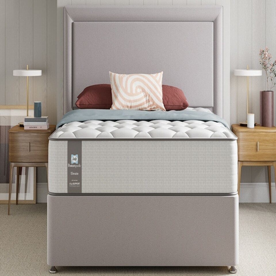 image 1 of Sealy Posturepedic Elevate Blackwood Mattress White | Single
