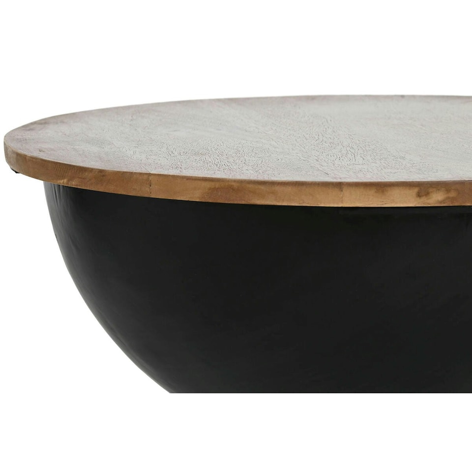 image 1 of Set of 2 tables Home ESPRIT Metal Mango wood 60 x 60 x 28 cm N/A