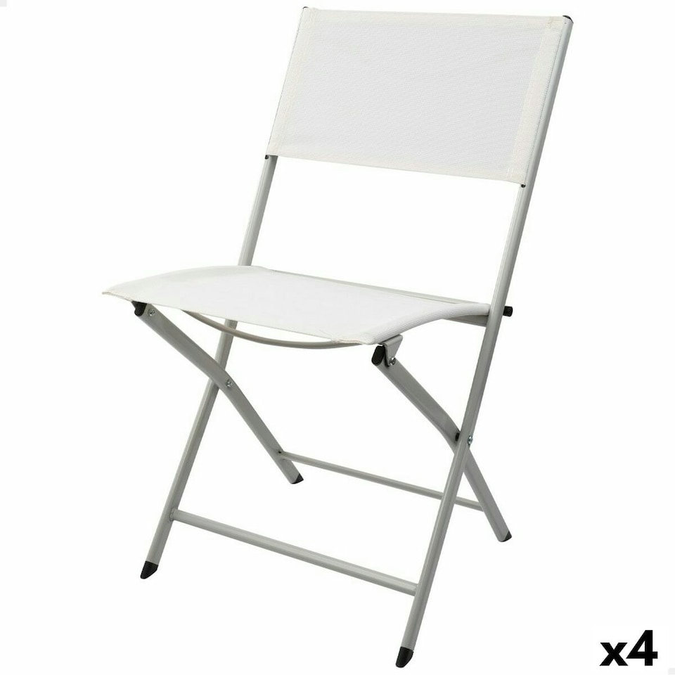 image 1 of Folding Chair Aktive White 46 x 81 x 55 cm (4 Units) N/A