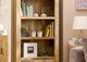 image 5 of Dakota Large Bookcase - Mango Wood - L30 x W75 x H175 cm - Light Finish | Brown