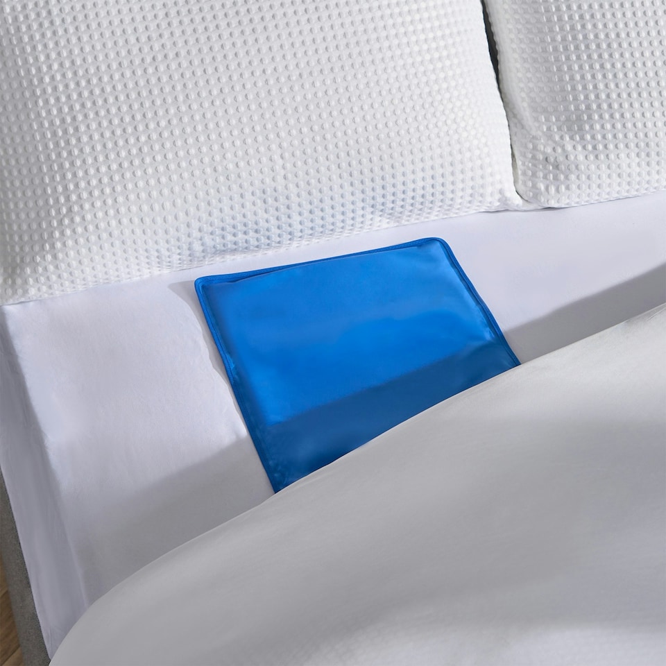 image 1 of OHS Reusable Multipurpose Cooling Gel Pad Pillow - Blue