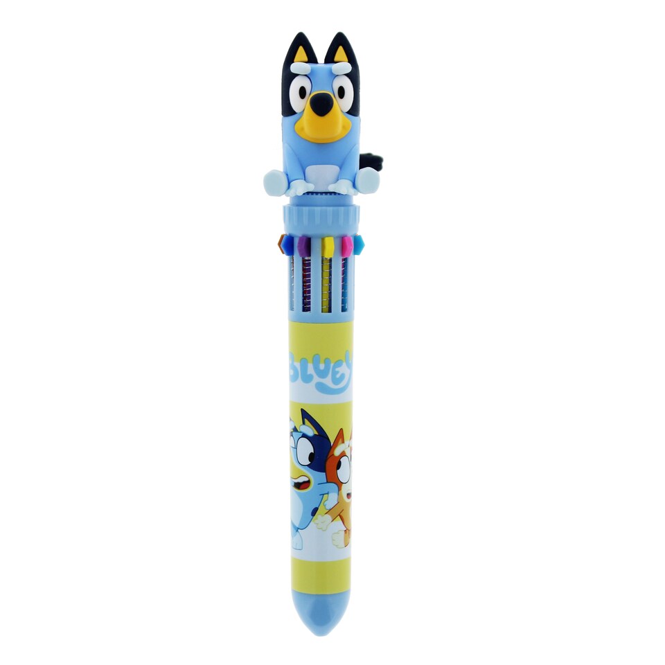 image 1 of Bluey 10 Colour Spinny Pen