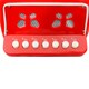 image 3 of Oypla 7 Keys 2 Bass Children's Red Toy Accordion Musical Instrument