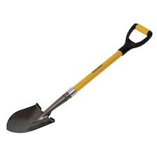 Roughneck Mini Shovel, Round Point - Multi Colour - One Size