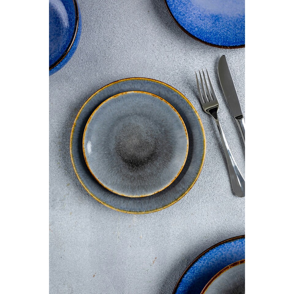image 1 of Mikasa Hospitality Impression Plate, 16 cm, Fossil Grey Grey