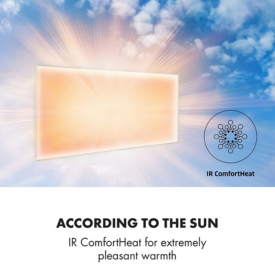 image 1 of ENER-J 720W Infrared Heating Panel - Plug & Play, Far Infrared Carbon Crystal, Wall or Ceiling Mounted