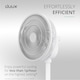 image 9 of Duux Whisper 3 Standing Fan with Remote Control | White | White