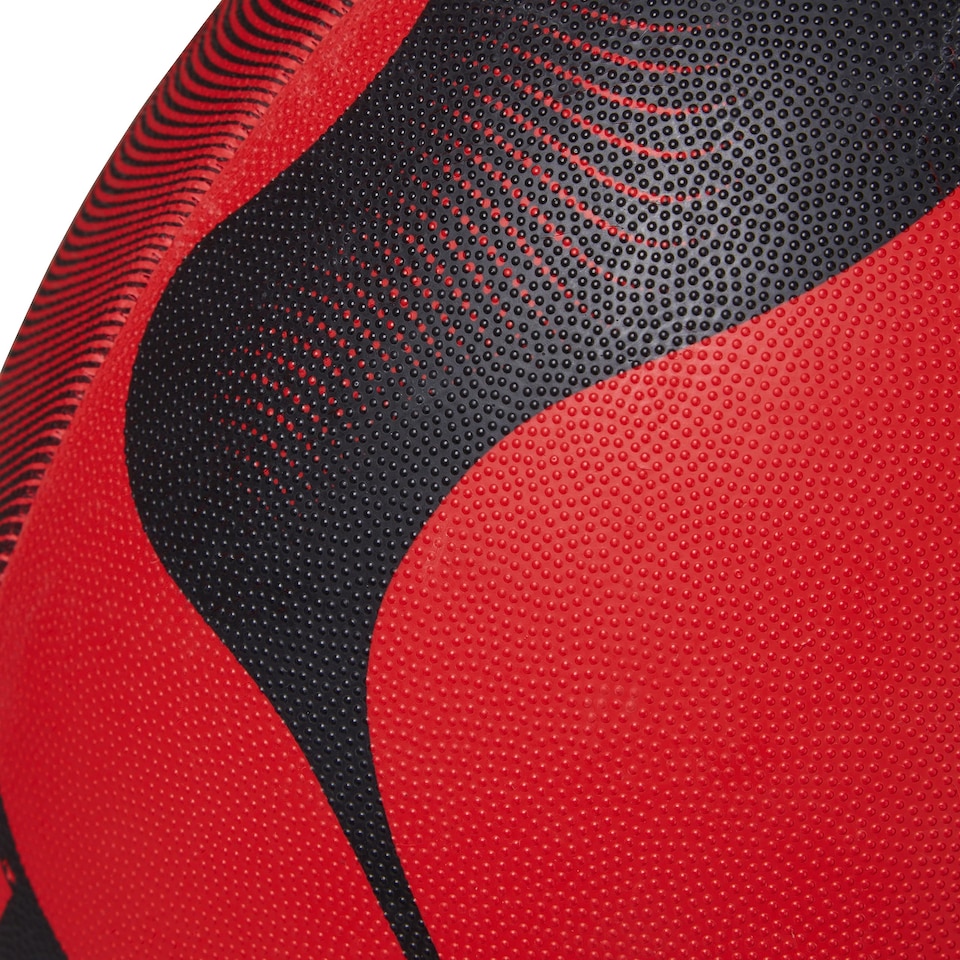 image 1 of Canterbury Unisex Thrillseeker Play Rugby Ball | Standard Grip | Training Ball Rugby Ball, Red/Black, 5