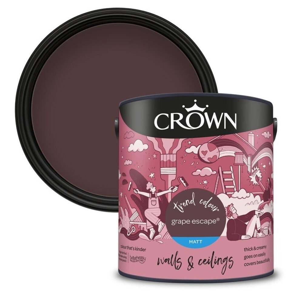 image 1 of Crown Matt Emulsion Grape Escape 2.5L