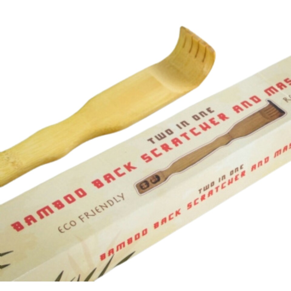 Bamboo Back Scratcher and Massager