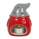 image 2 of Something Different Gonk Tealight Holder - Red/White/Grey - One Size
