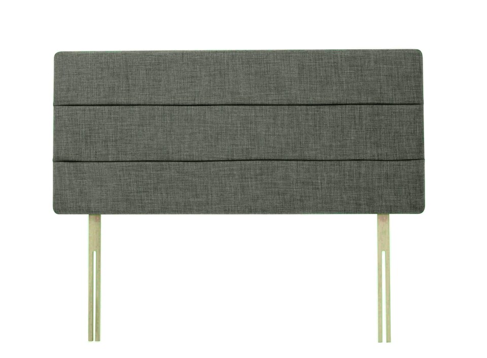 Milan Charcoal Linen Headboard King Size | Multi